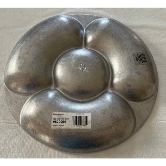 Wilton Armetale Reggae Vintage Chip and Dip Platter NWT - Picture 5 of 7